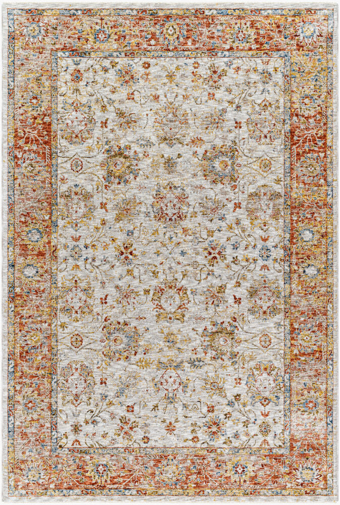 Mona Lisa Burgandy/Tan Machine Woven Rug MNI-2316 - 2'7" x 10'