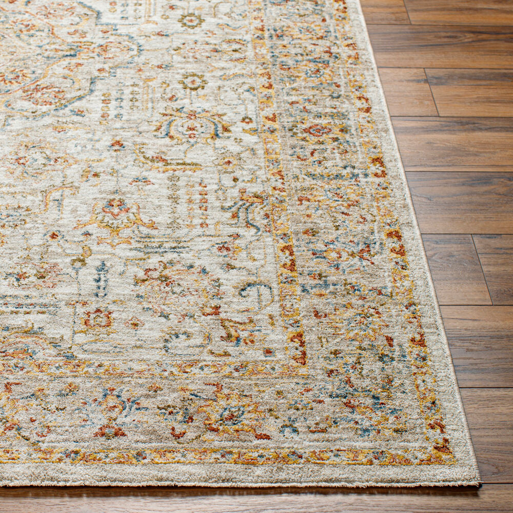 Mona Lisa Burgandy/Tan Machine Woven Rug MNI-2317 - front