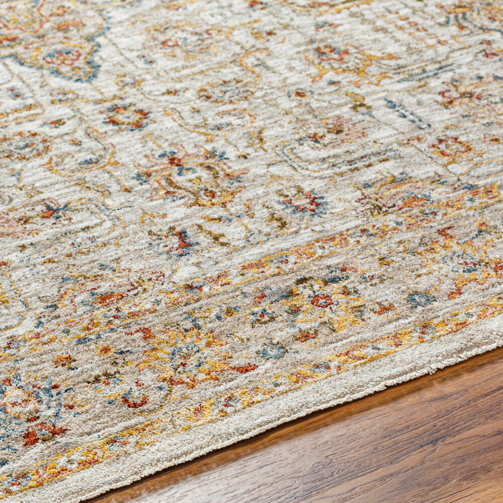 Mona Lisa Burgandy/Tan Machine Woven Rug MNI-2317 - texture