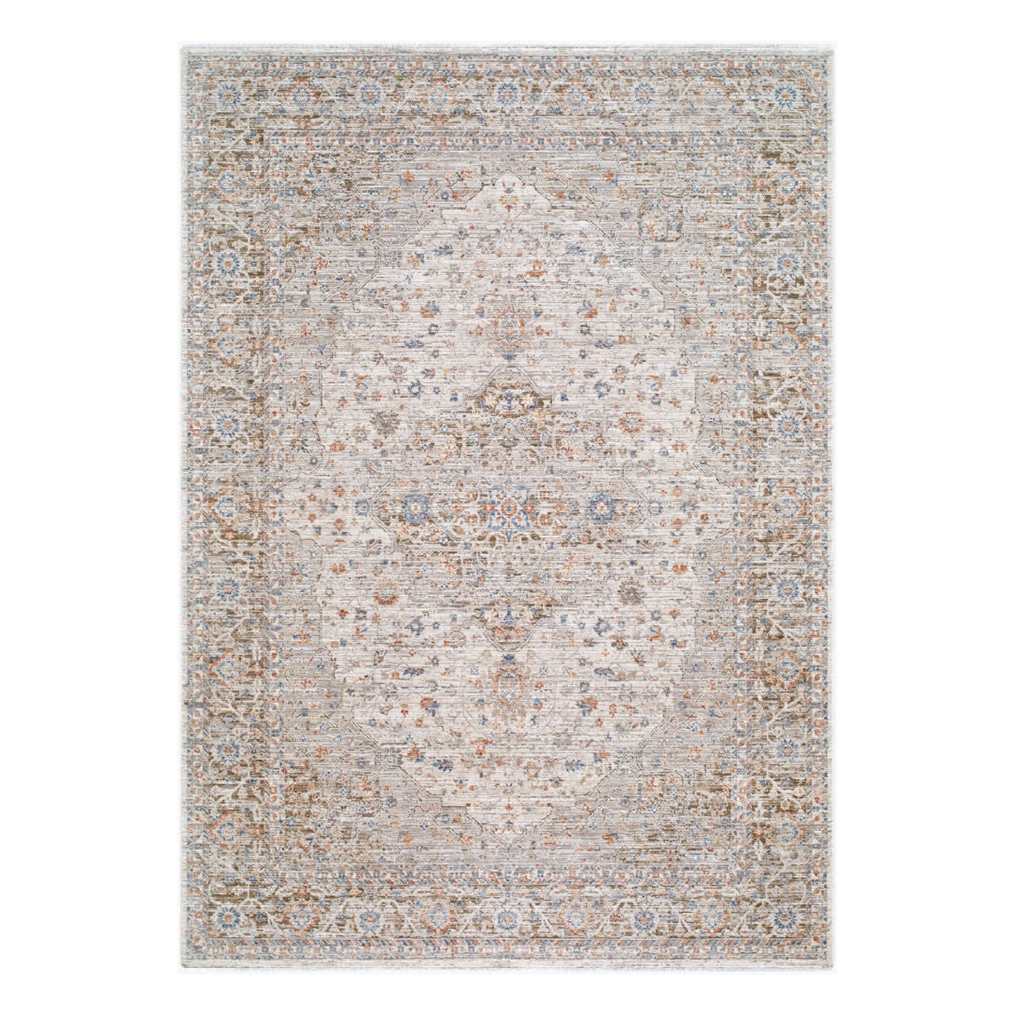 Montreux Denim/Tan Machine Woven Rug MNX-2301 - 6'7" x 9'6"