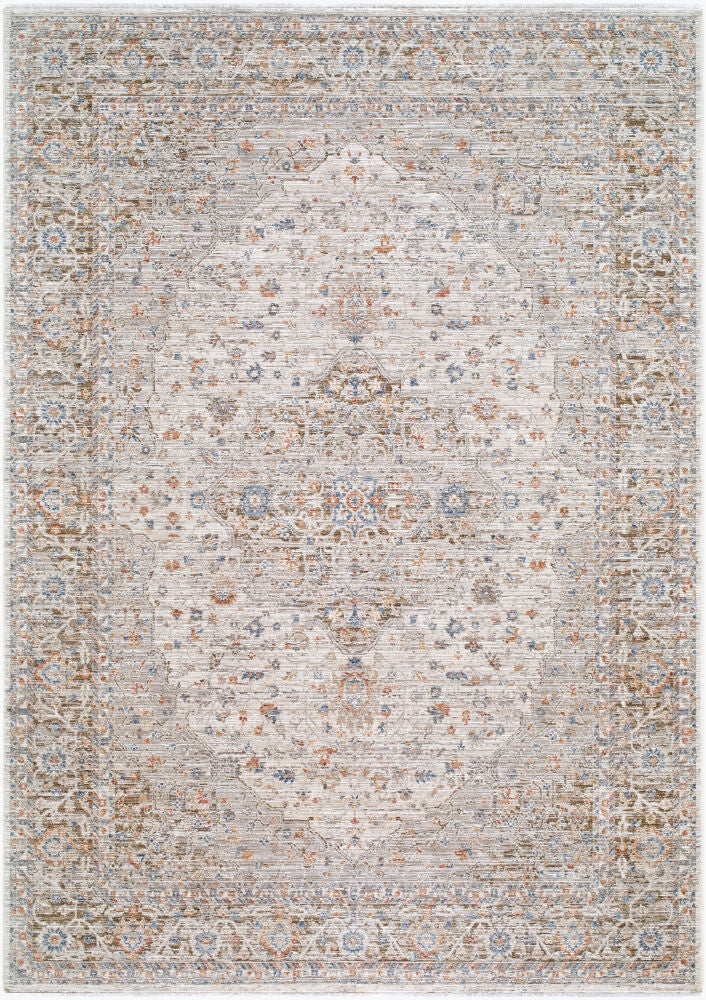 Montreux Denim/Tan Machine Woven Rug MNX-2301 - 6'7" x 9'6"