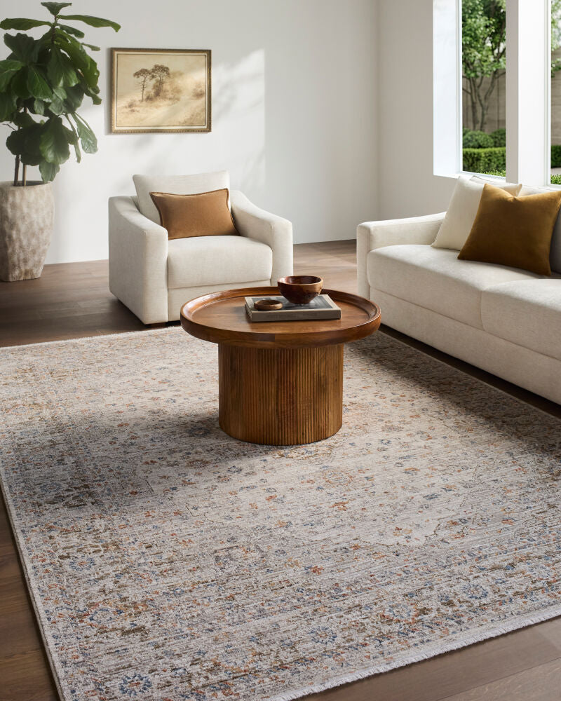 Montreux Denim/Tan Machine Woven Rug MNX-2301 - roomscene