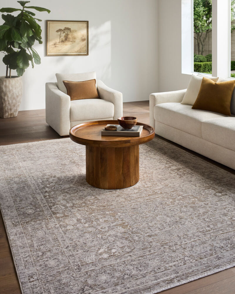 Montreux Gray/Medium Brown Machine Woven Rug MNX-2303 - roomscene