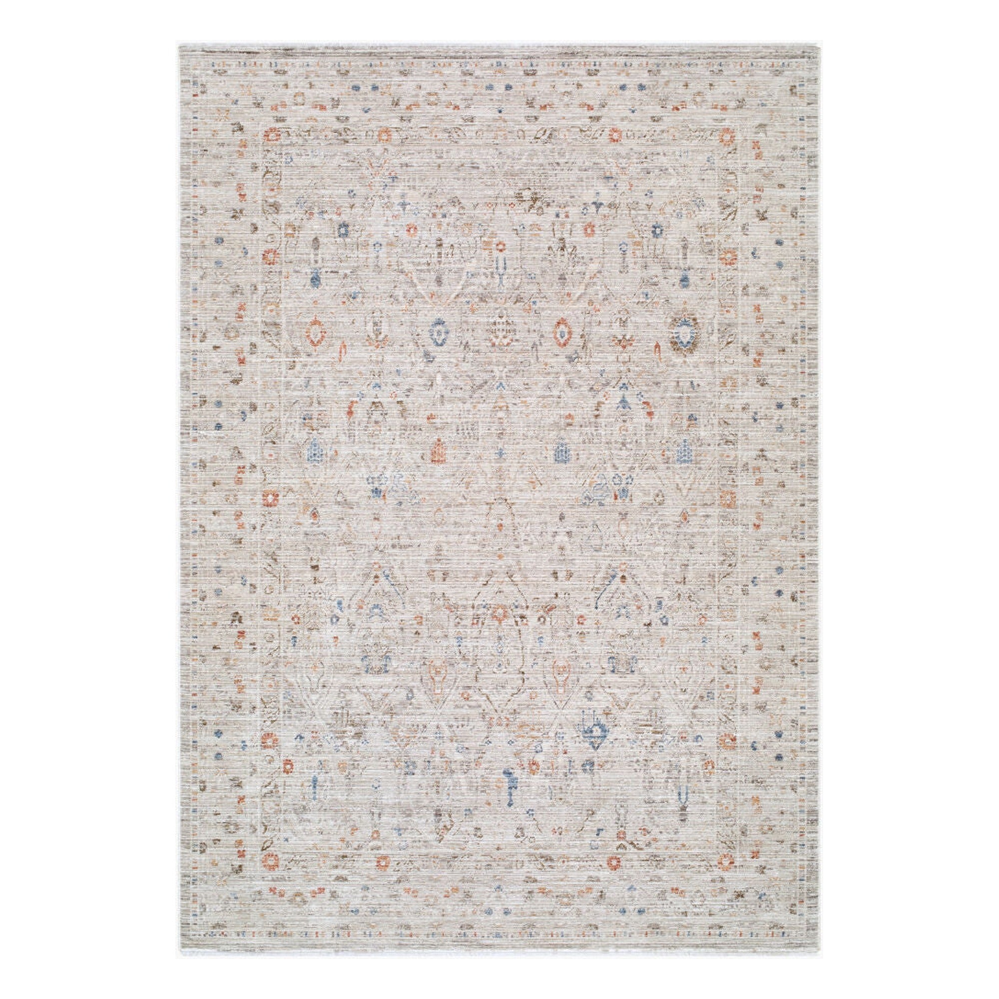 Montreux Denim/Tan Machine Woven Rug MNX-2305 - 6'7" x 9'6"