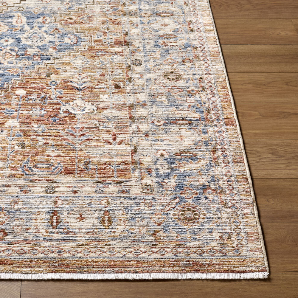Montreux Gray/Tan Machine Woven Rug - front