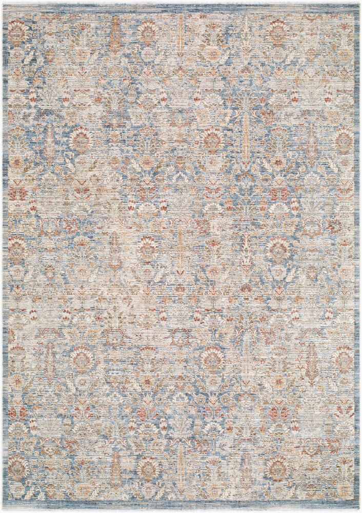 Montreux Denim/Tan Machine Woven Rug MNX-2308 - 6'7" x 9'6"