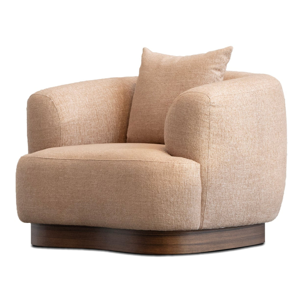 Ped Lounge Chair Retro Chenille Mushroom by Mobital - image 1