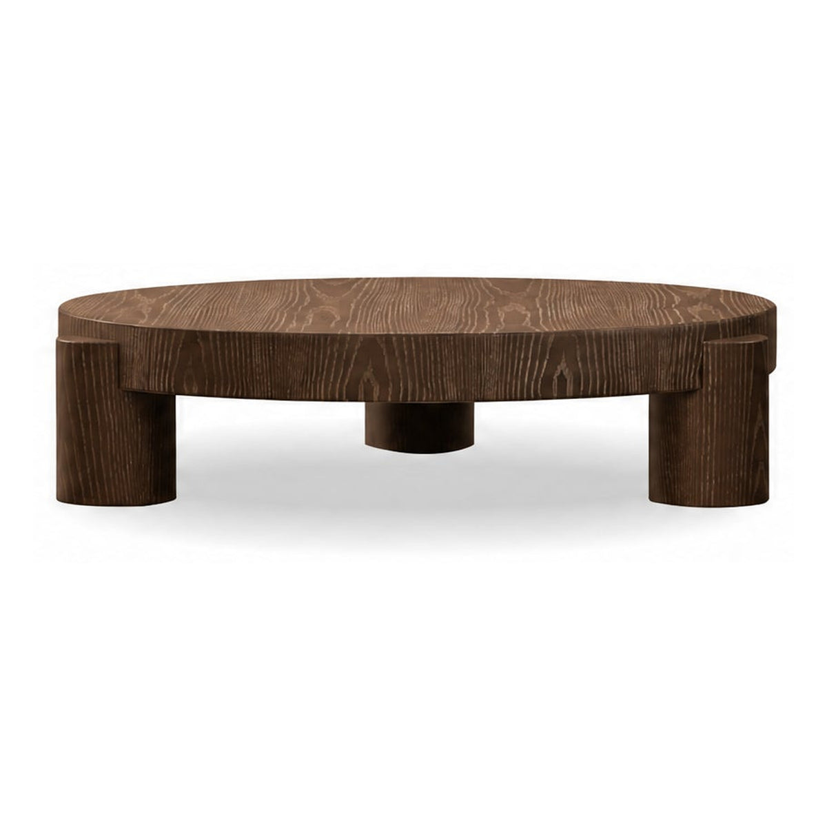 Mira Coffee Table Round Jacobean by Mobital - image 1