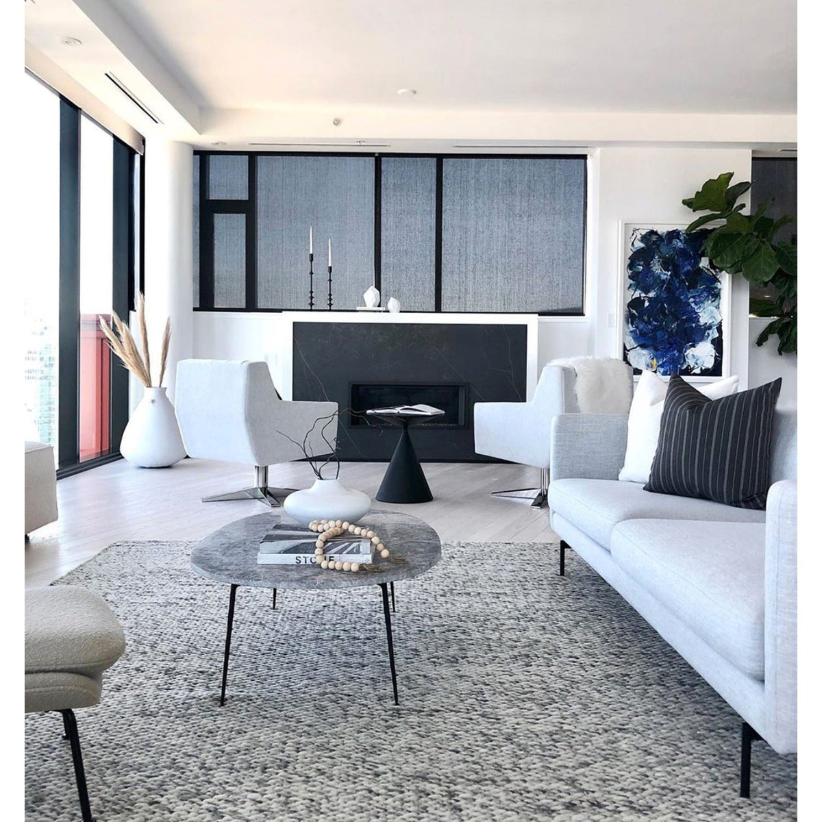 Tuk Tuk Coffee Table in Grey by Mobital - image 1