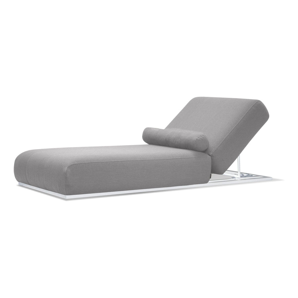 Bondi Lounger Chair in Heather Grey by Mobital - image 1