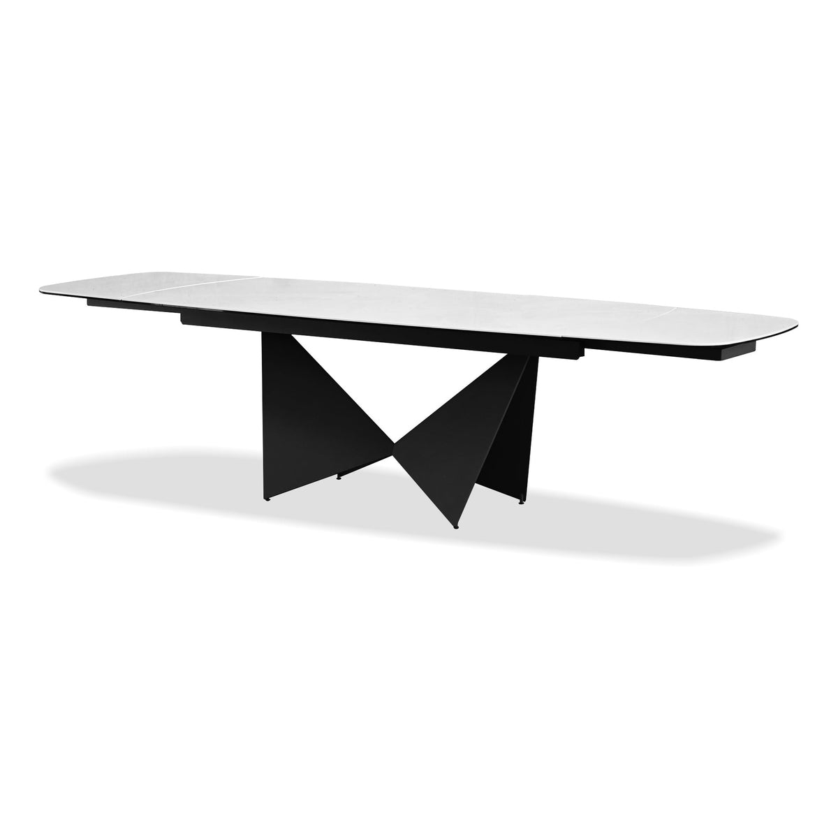 Aventador Dining Table in Silentium Polished by Mobital - image 1