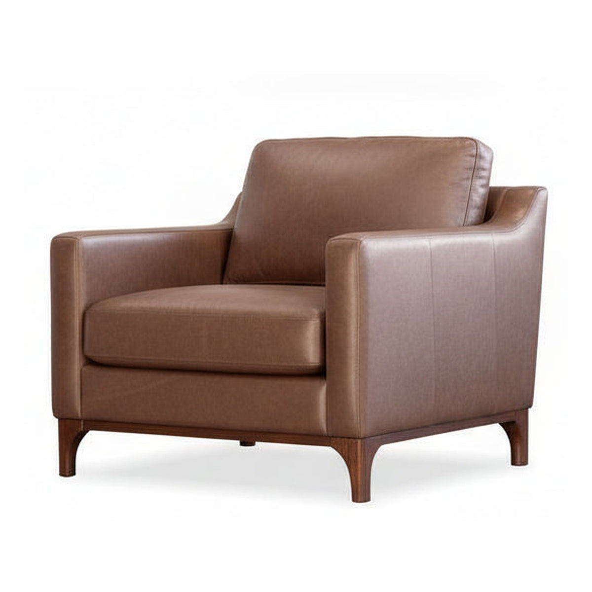 Cuff Armchair Chocolate Brown by Mobital - image 1