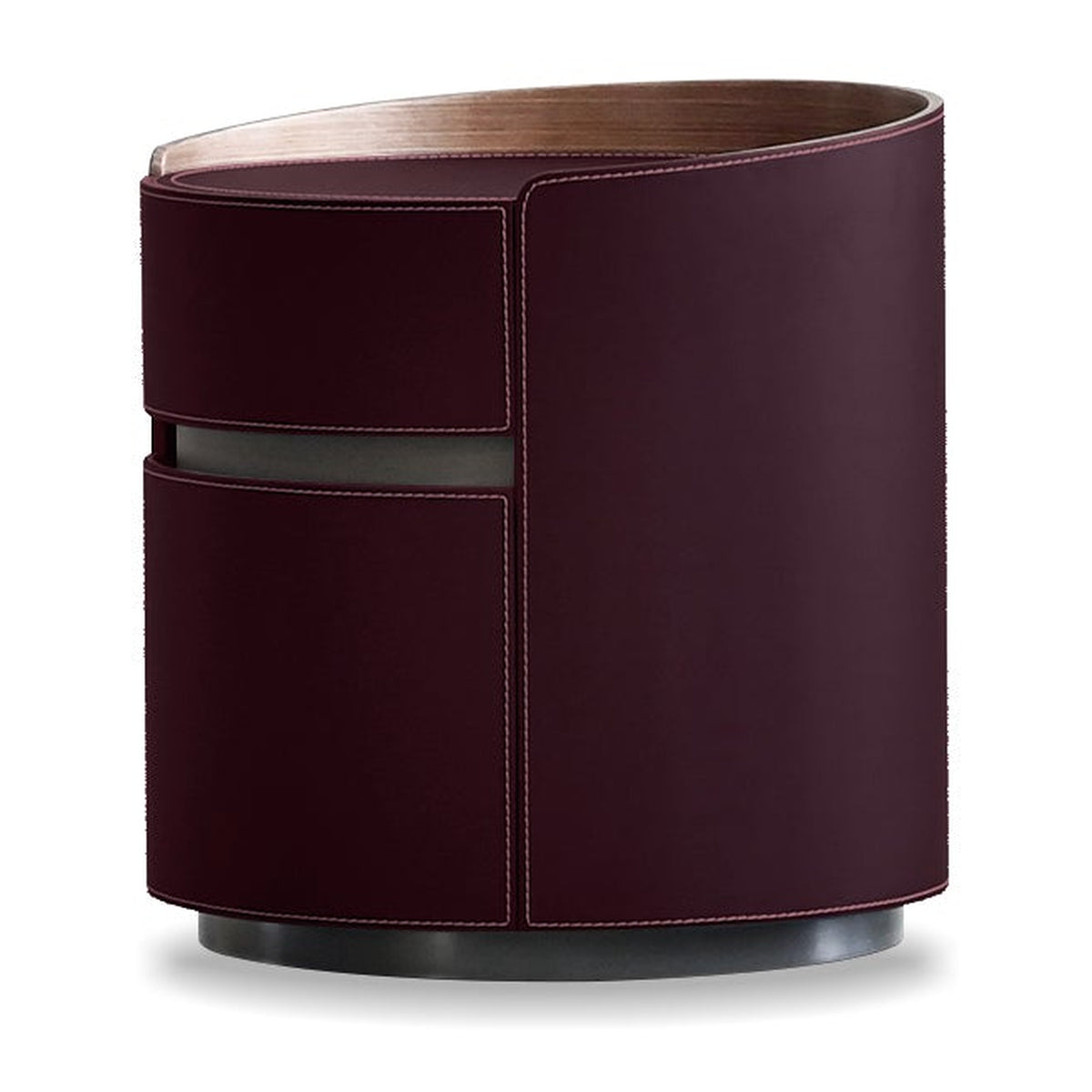 Merc Side Table Round Cherry Cola by Mobital - image 1