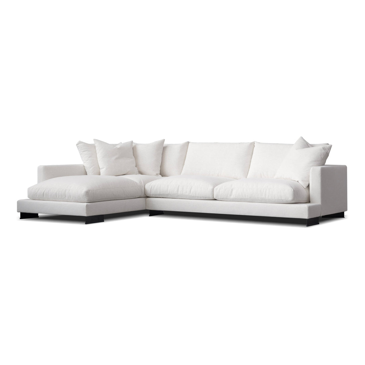 Weekender Sectional Chaise Facing Left Nomad Snow by Mobital - image 1