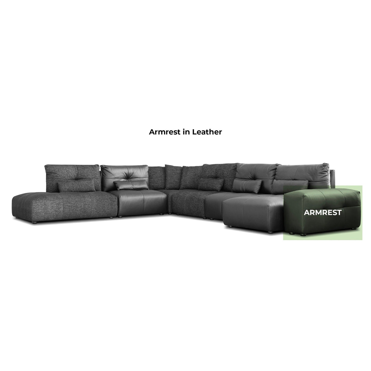 Shuffle Armrest Black by Mobital - image 1
