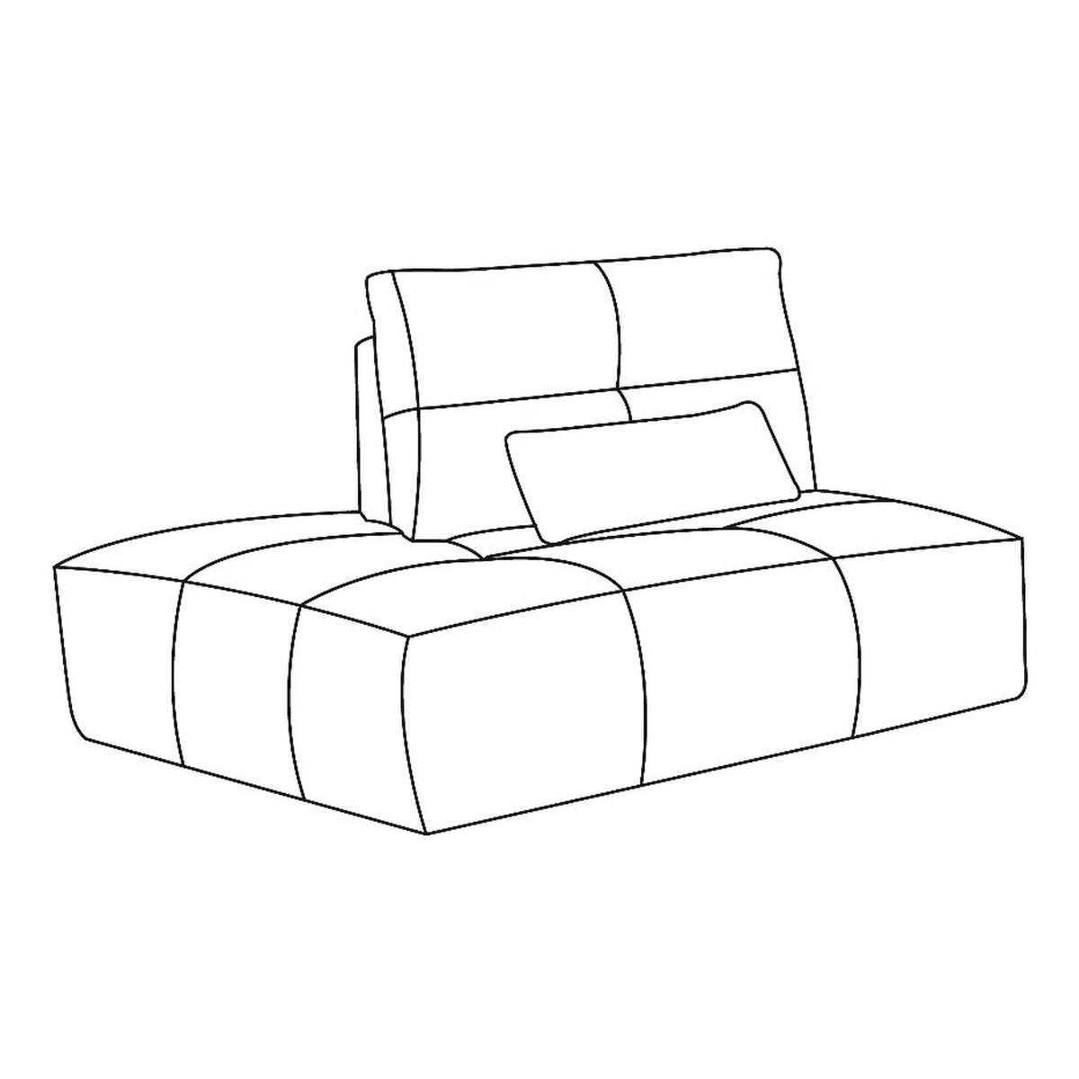 Shuffle Open Facing Left 2-Seater Black by Mobital - image 1