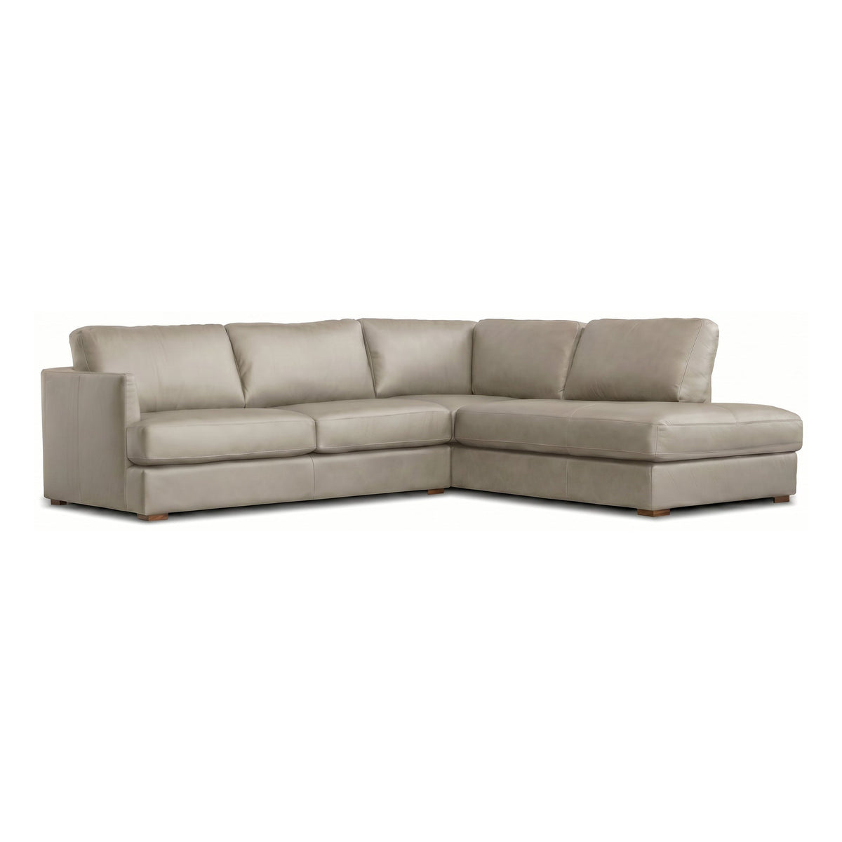 Malea Sectional 2-Piece Chaise Right Side Facing Light Stone by Mobital - image 1