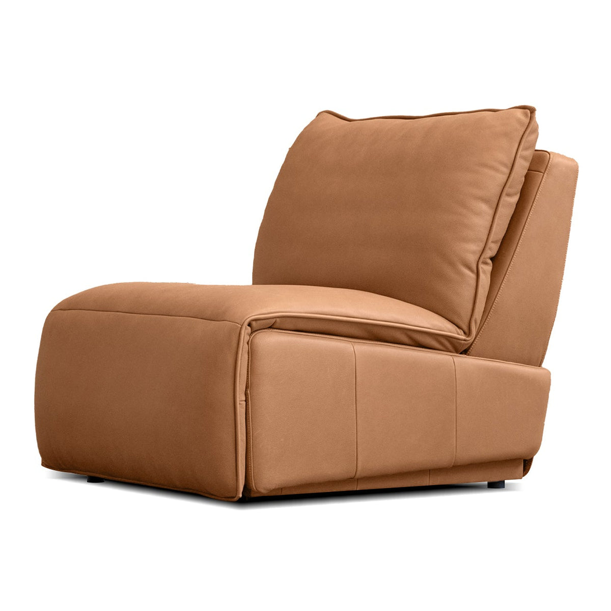 Altero Recliner Armless Cognac by Mobital - image 1