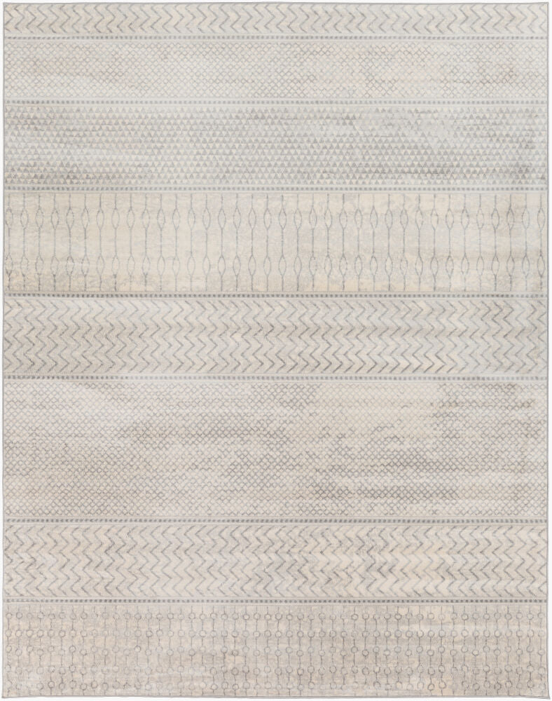 Monaco Gray/Silver Gray Machine Woven Rug MOC-2306 - 2' x 2'11"