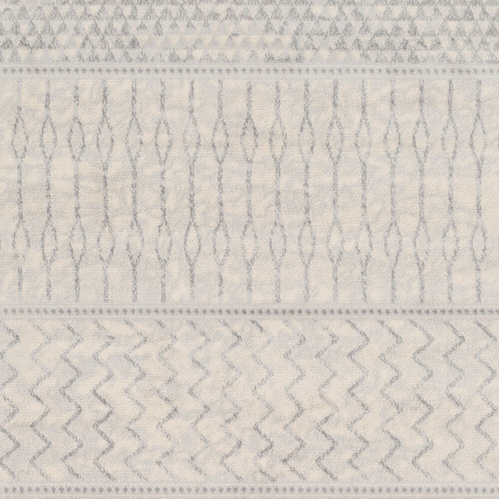 Monaco Gray/Silver Gray Machine Woven Rug MOC-2306 - swatch
