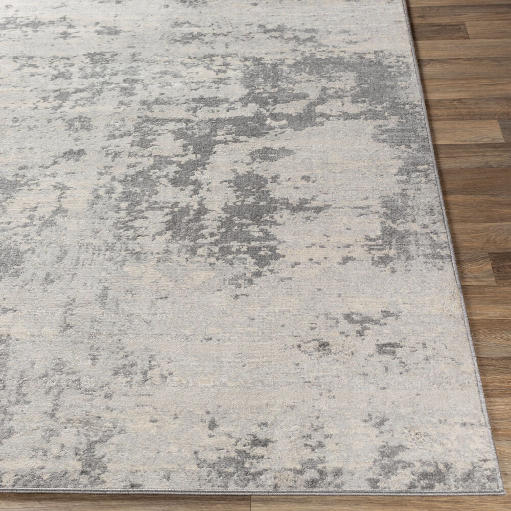 Monaco Gray/Silver Gray Machine Woven Rug MOC-2311 - front