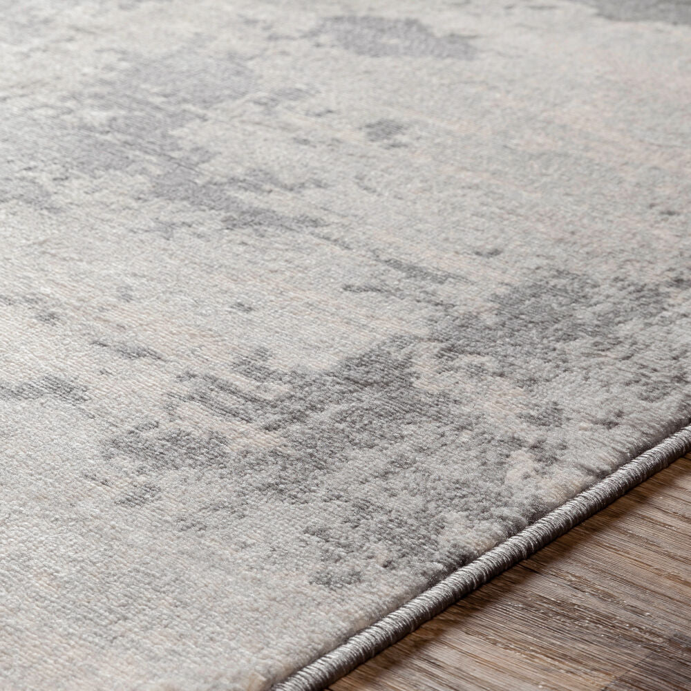 Monaco Gray/Silver Gray Machine Woven Rug MOC-2311 - texture