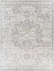 Monaco Gray/Silver Gray Machine Woven Rug MOC-2328 - 2' x 2'11"