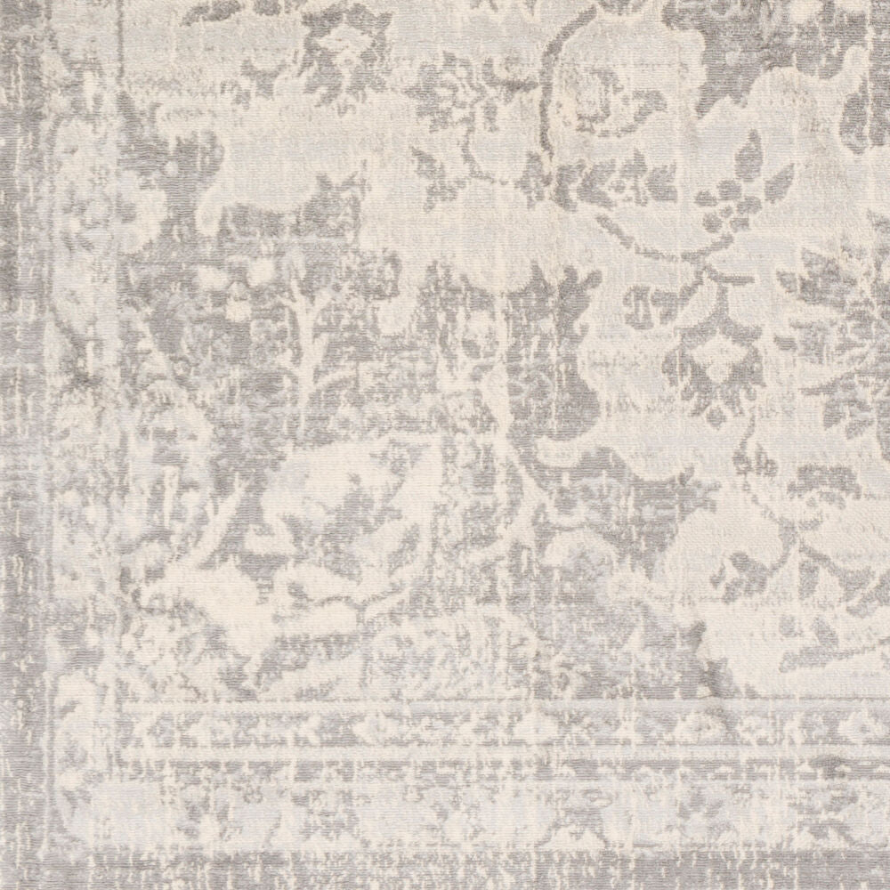 Monaco Gray/Silver Gray Machine Woven Rug MOC-2328 - swatch