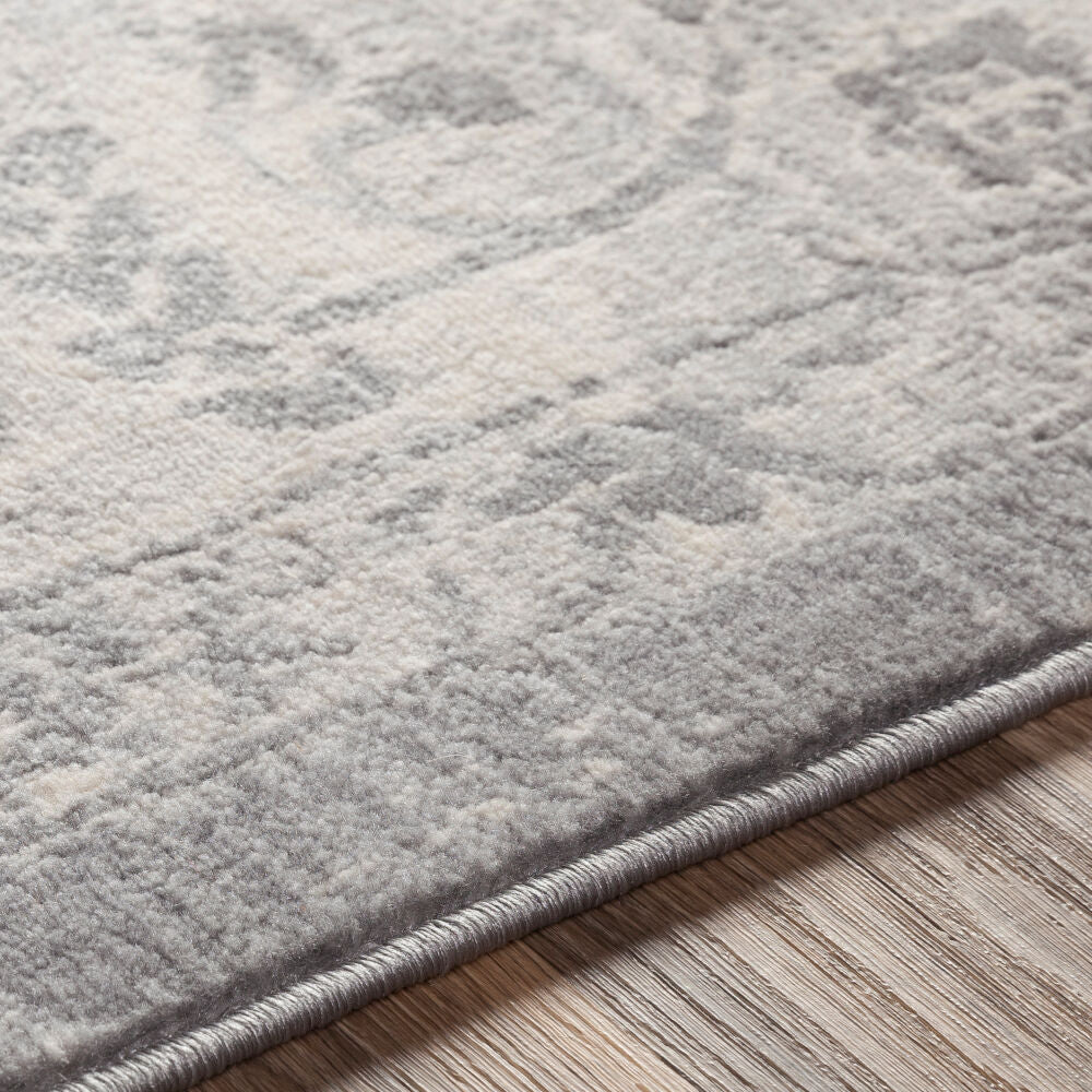 Monaco Gray/Silver Gray Machine Woven Rug MOC-2328 - texture