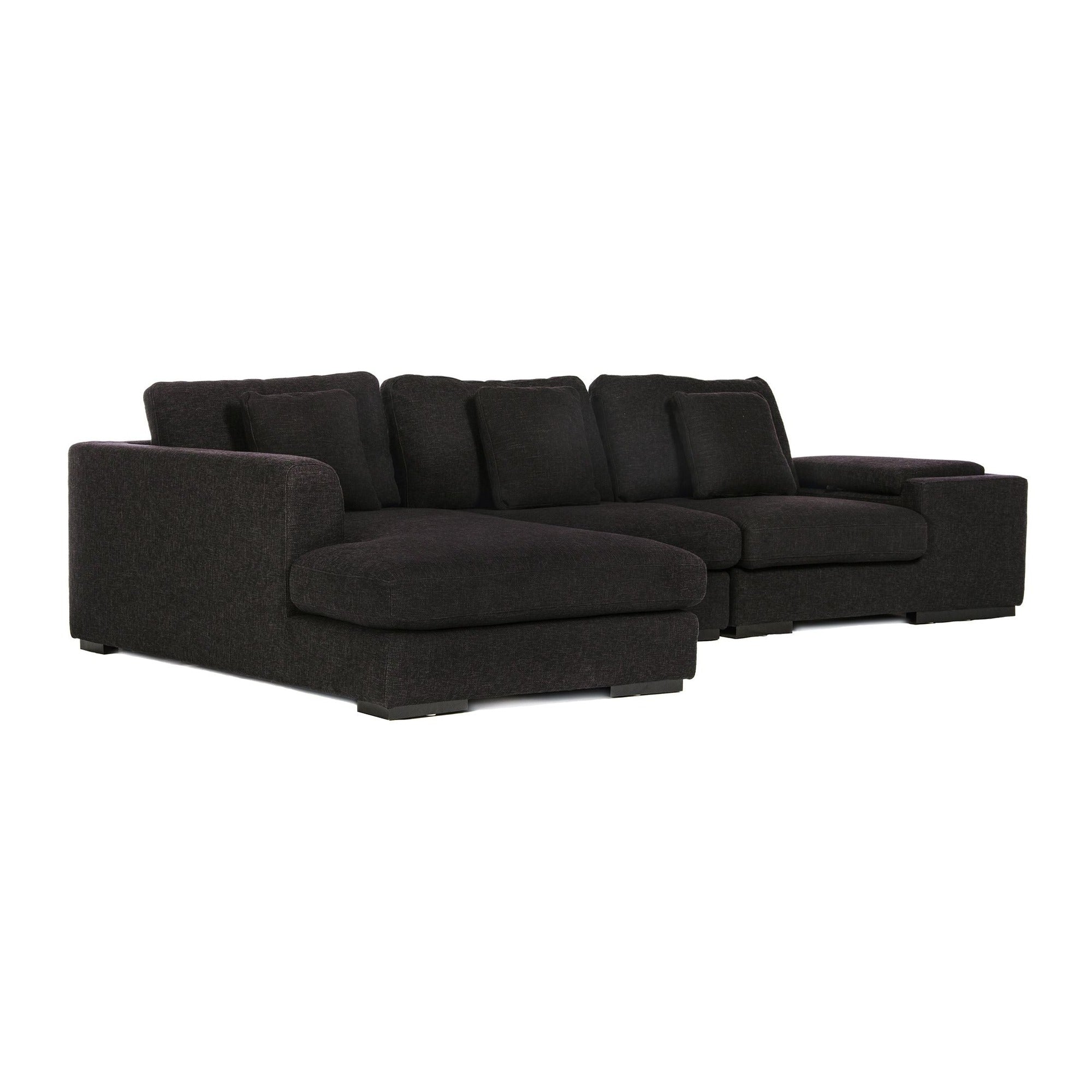 Mod Sectional Black Tweed by Mobital - image 1