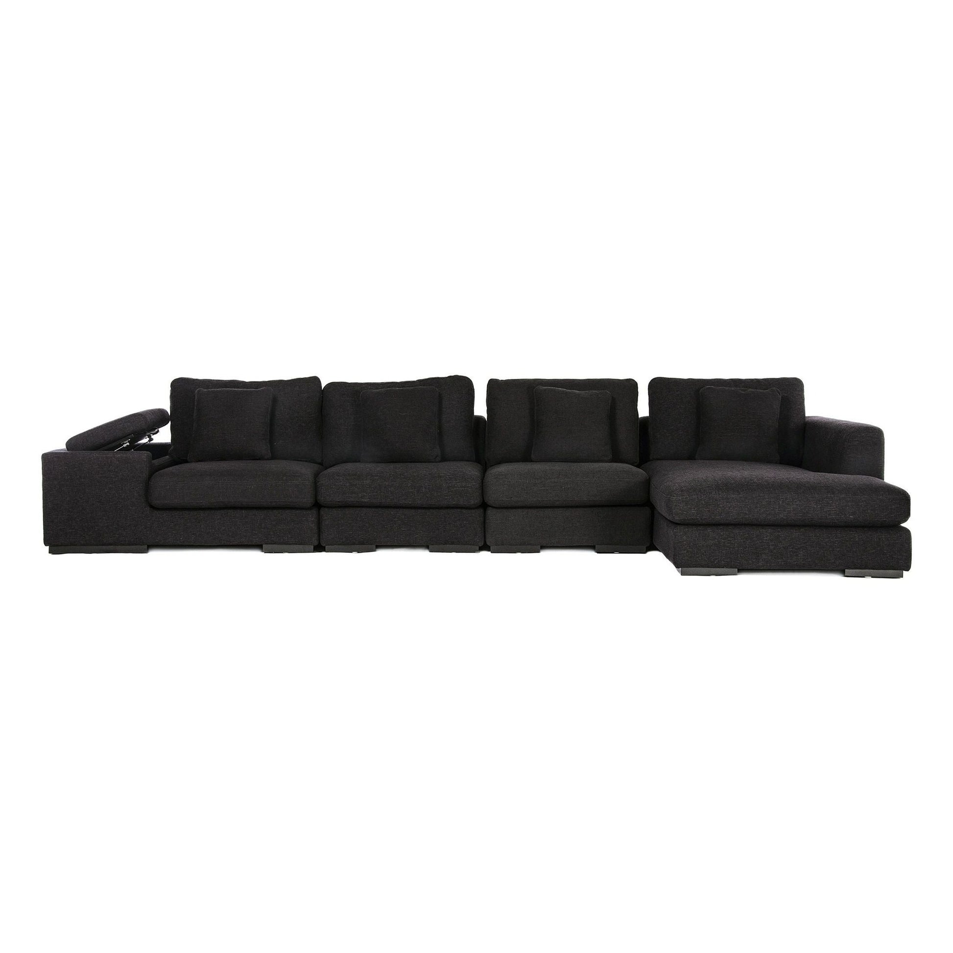 Mod Sectional Black Tweed by Mobital - image 7