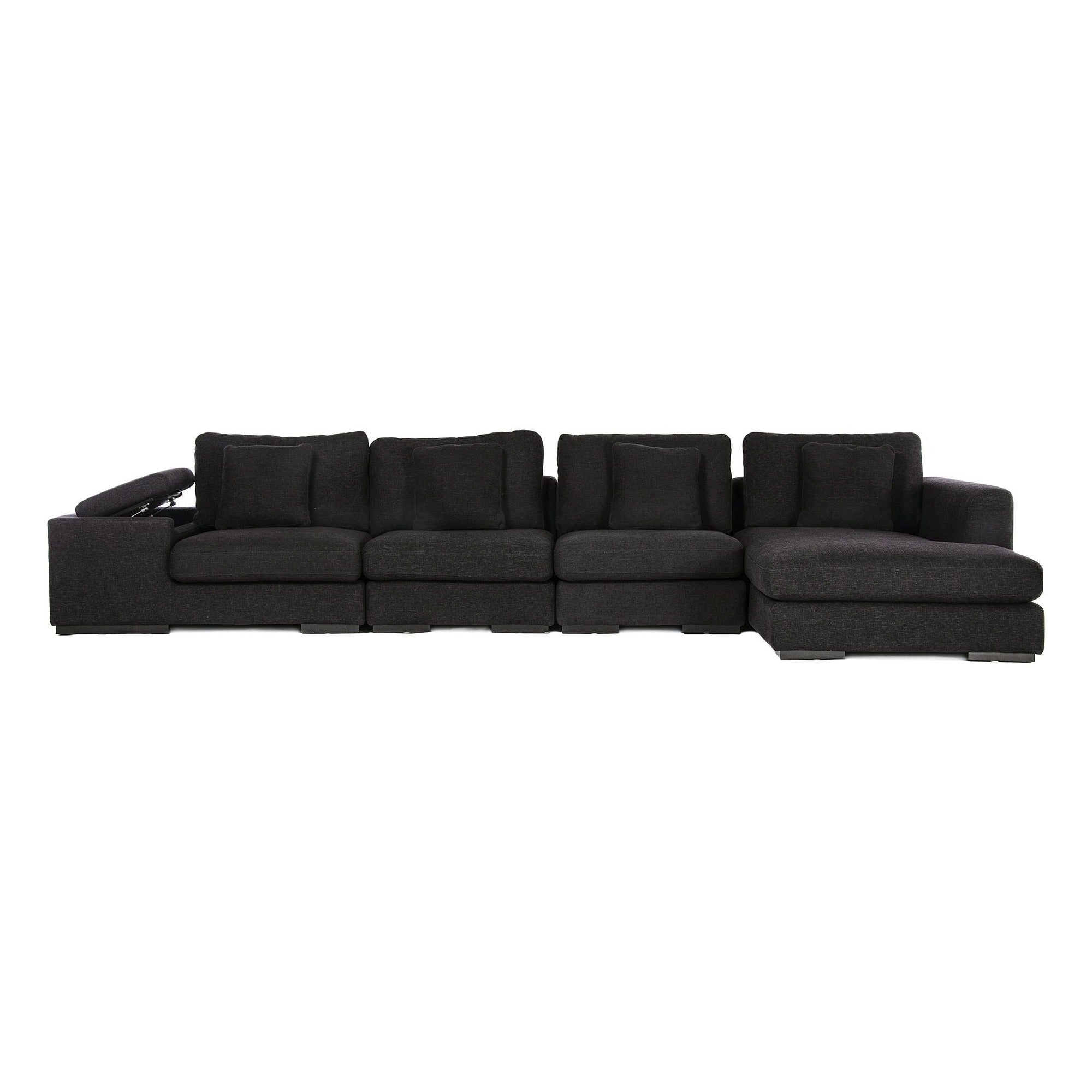 Mod Sectional Black Tweed by Mobital - image 7
