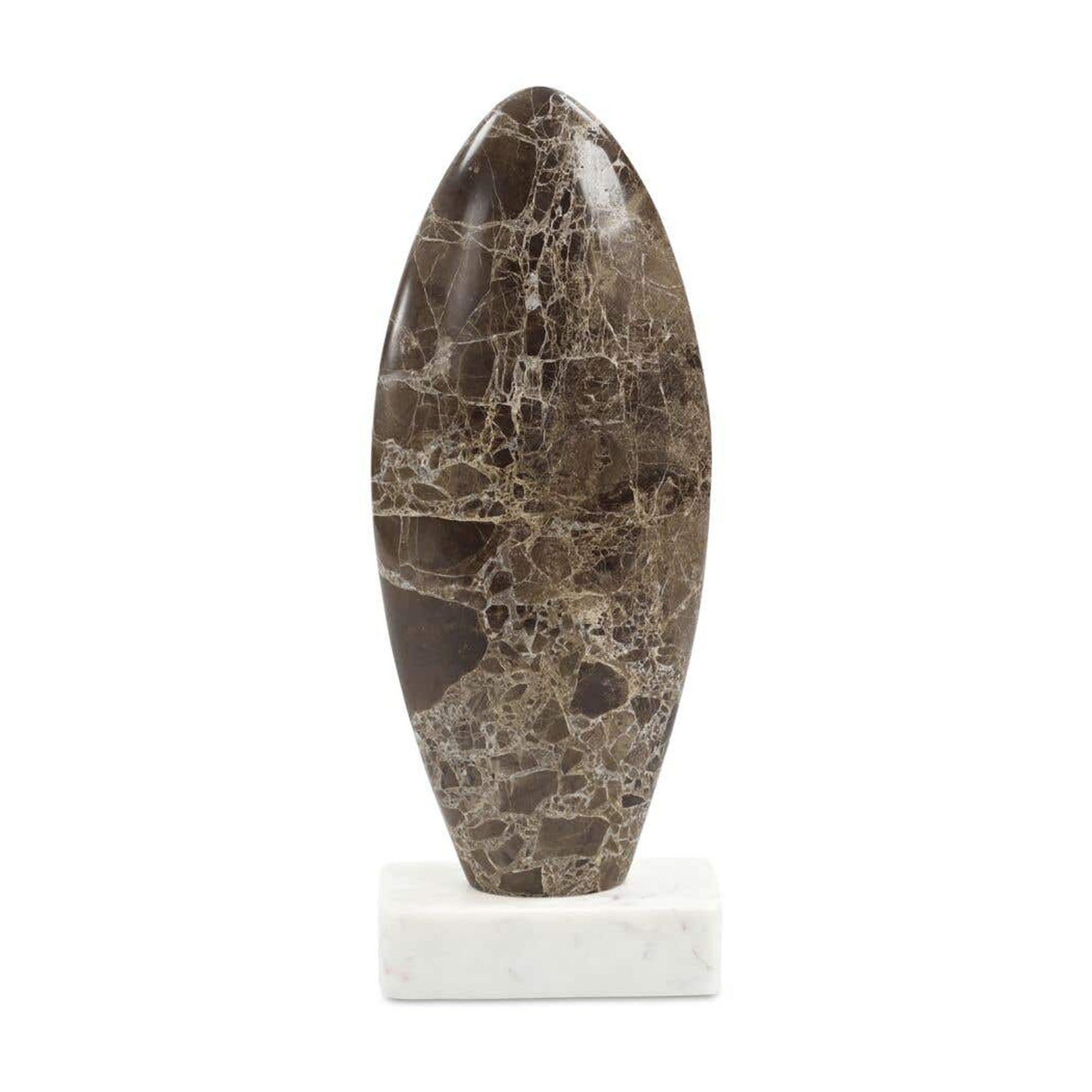 Boda Sculpture Dark Emperador Marble by Moe's Home Collection