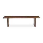 Lila Dining Bench Large Brown by Moe's Home Collection