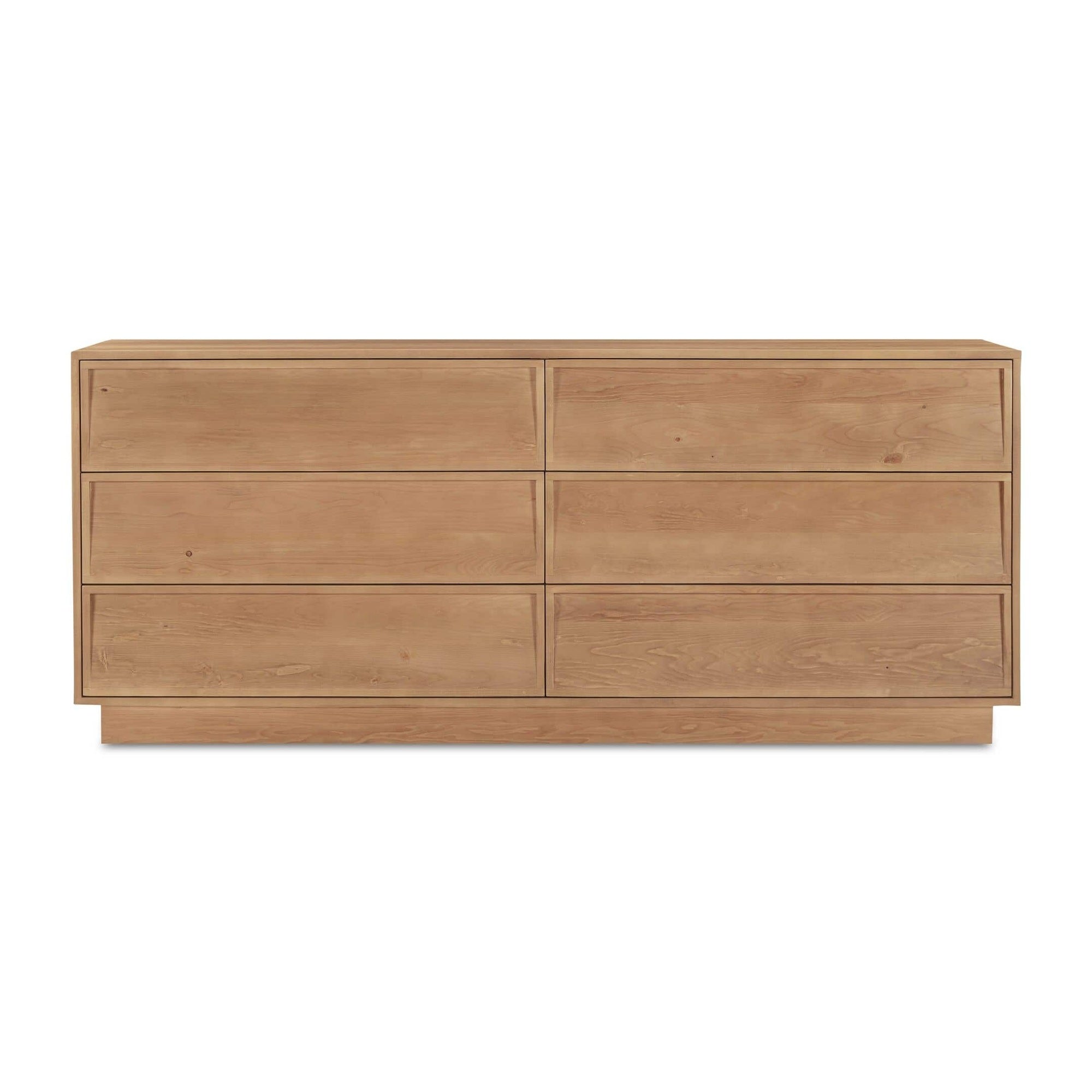 Hudson 6 Drawer Dresser Natural by Moe's Home Collection