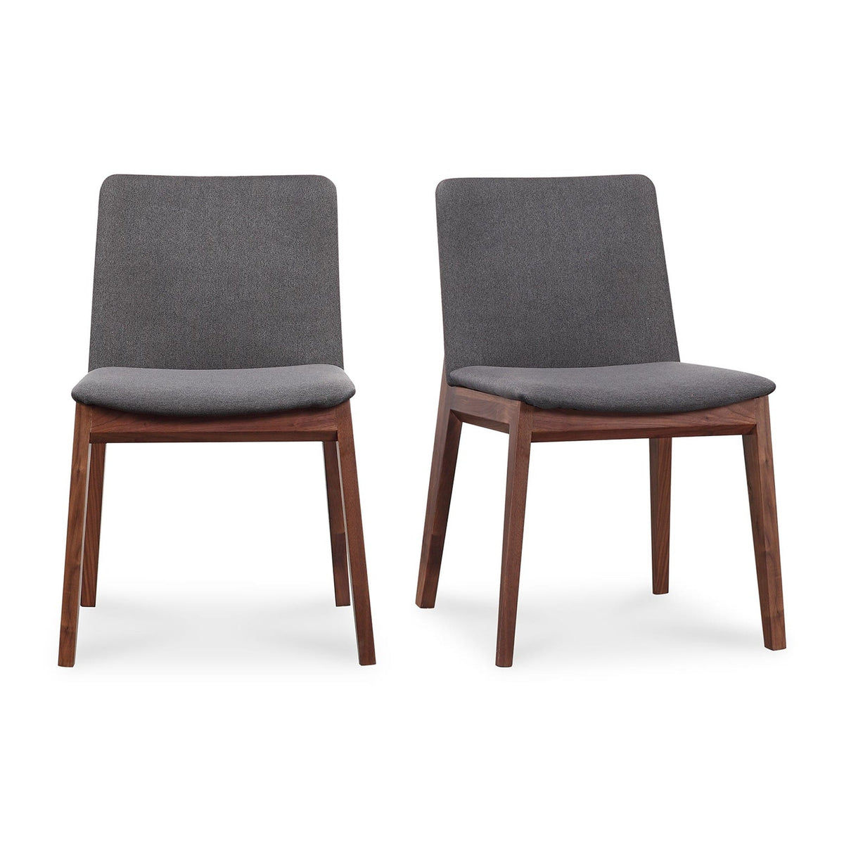 Deco Dining Chair Dark Grey - Set Of Two by Moe's Home Collection