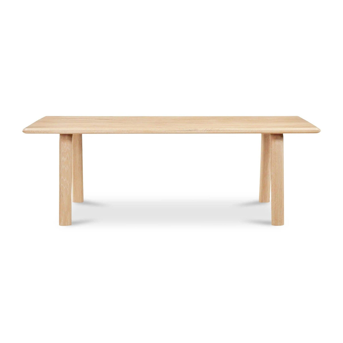 Malibu Dining Table White Oak by Moe's Home Collection