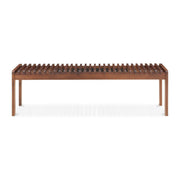 Rohe Bench Walnut Brown by Moe's Home Collection