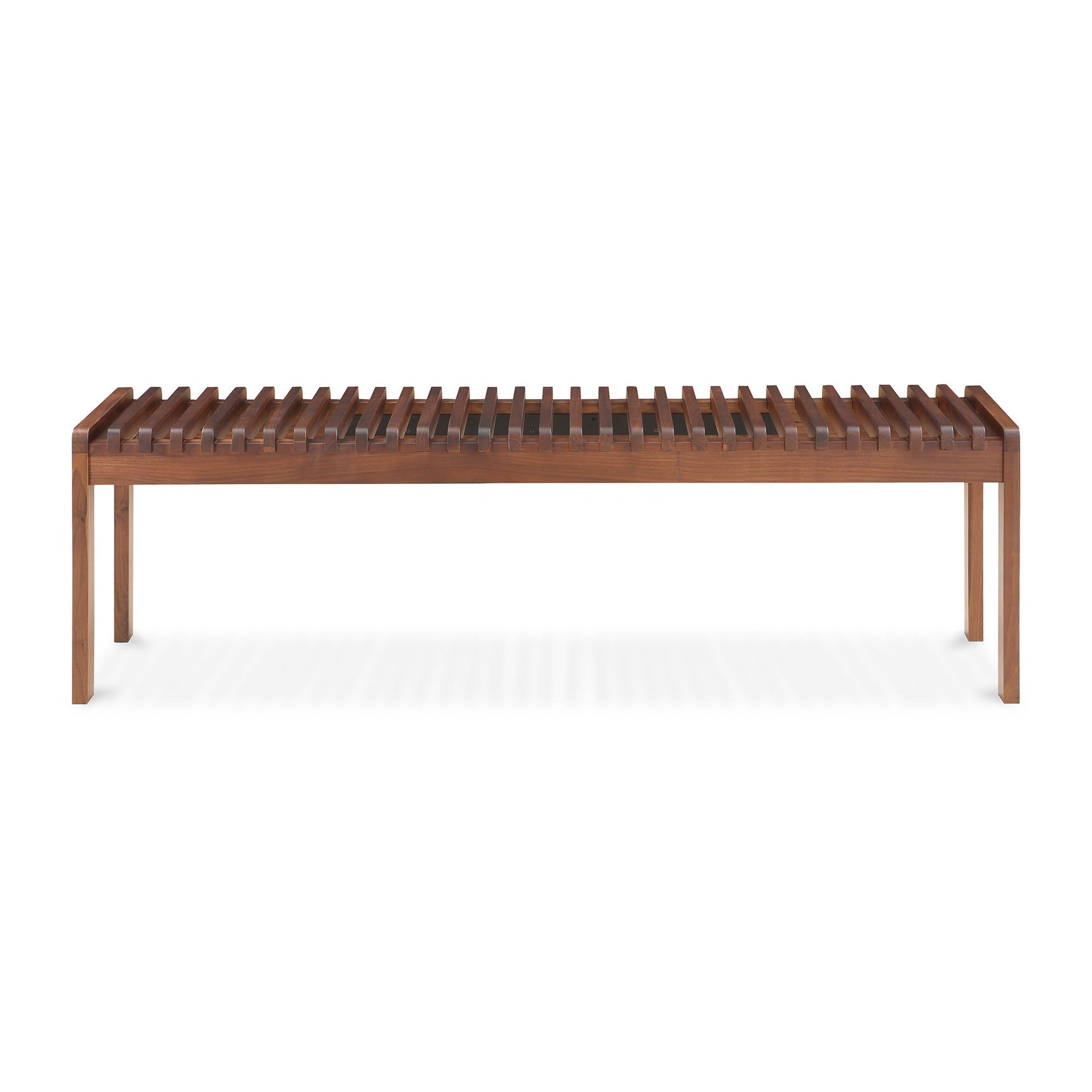 Rohe Bench Walnut Brown by Moe's Home Collection