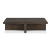Folke Rectangular Coffee Table Dark Brown by Moe's Home Collection