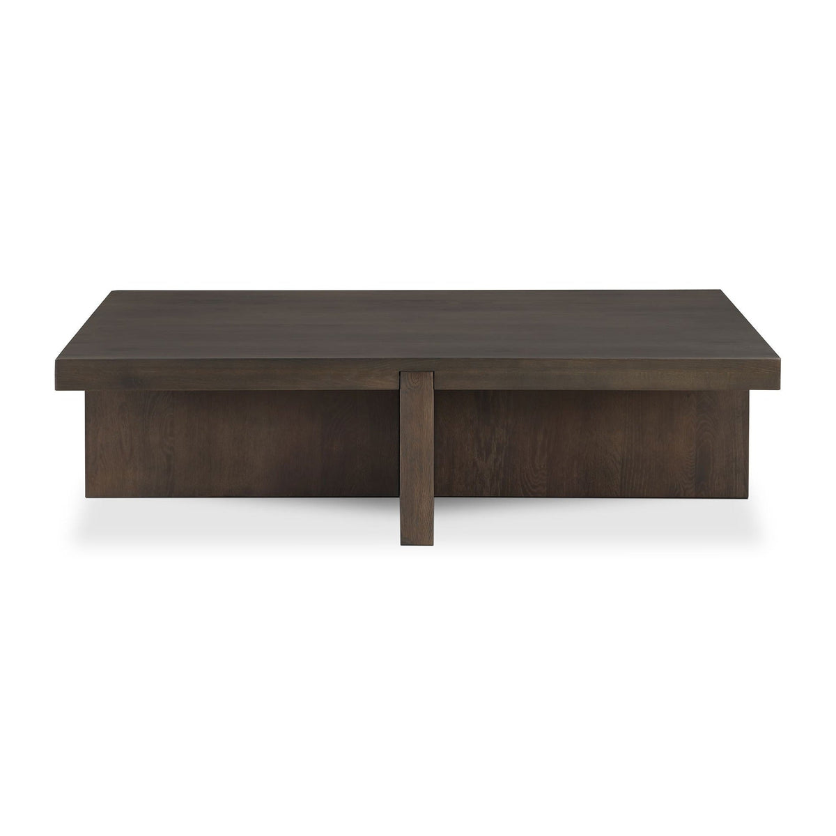 Folke Rectangular Coffee Table Dark Brown by Moe's Home Collection