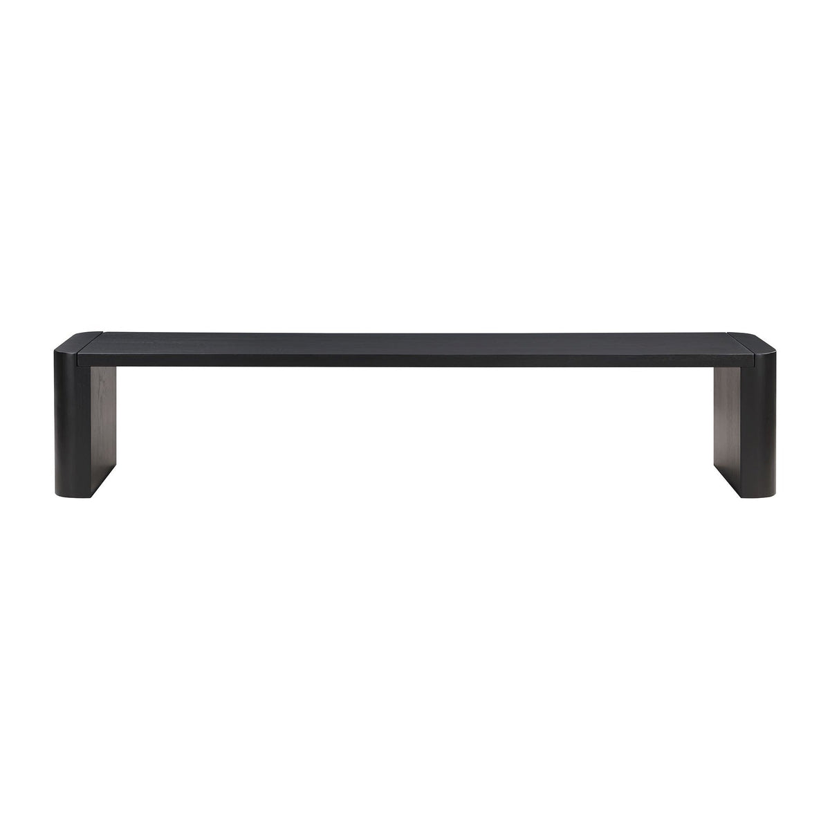 Post Large Dining Bench Black by Moe's Home Collection
