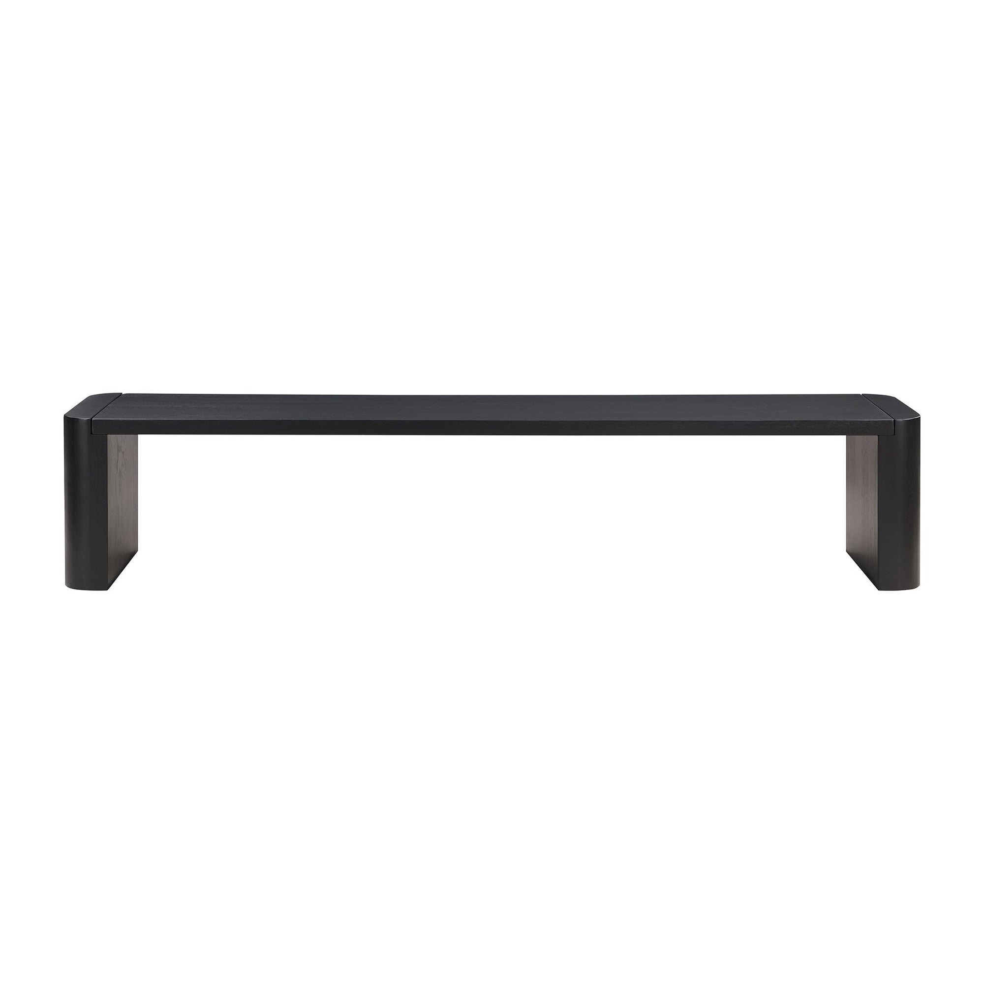 Post Large Dining Bench Black by Moe's Home Collection