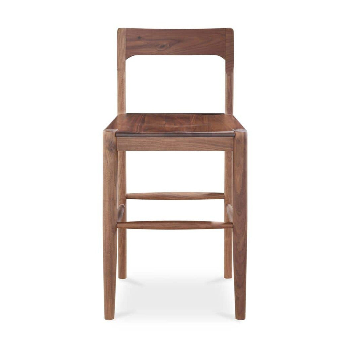 Owing Counter Stool Walnut Brown by Moe's Home Collection
