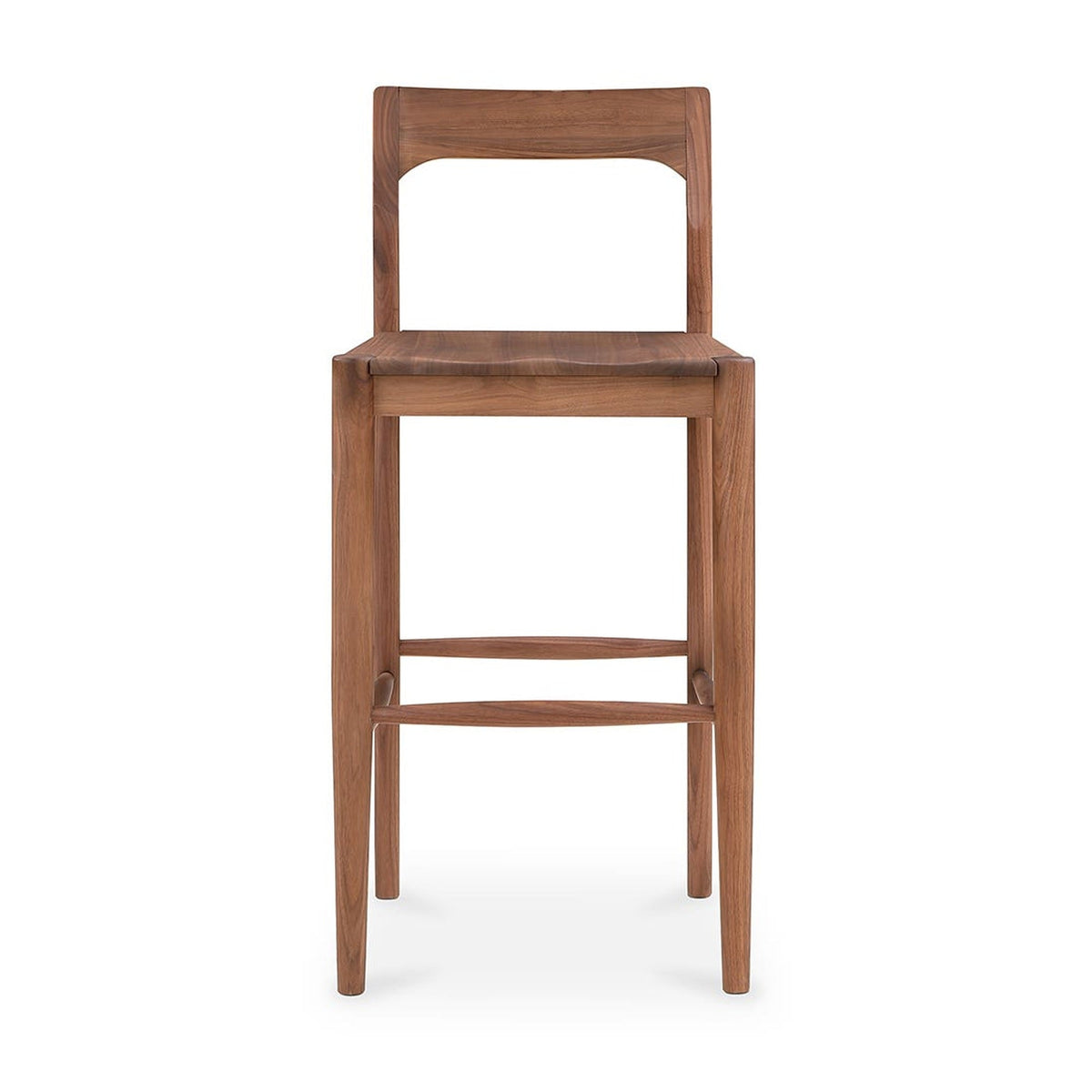 Owing Barstool Walnut Brown by Moe's Home Collection