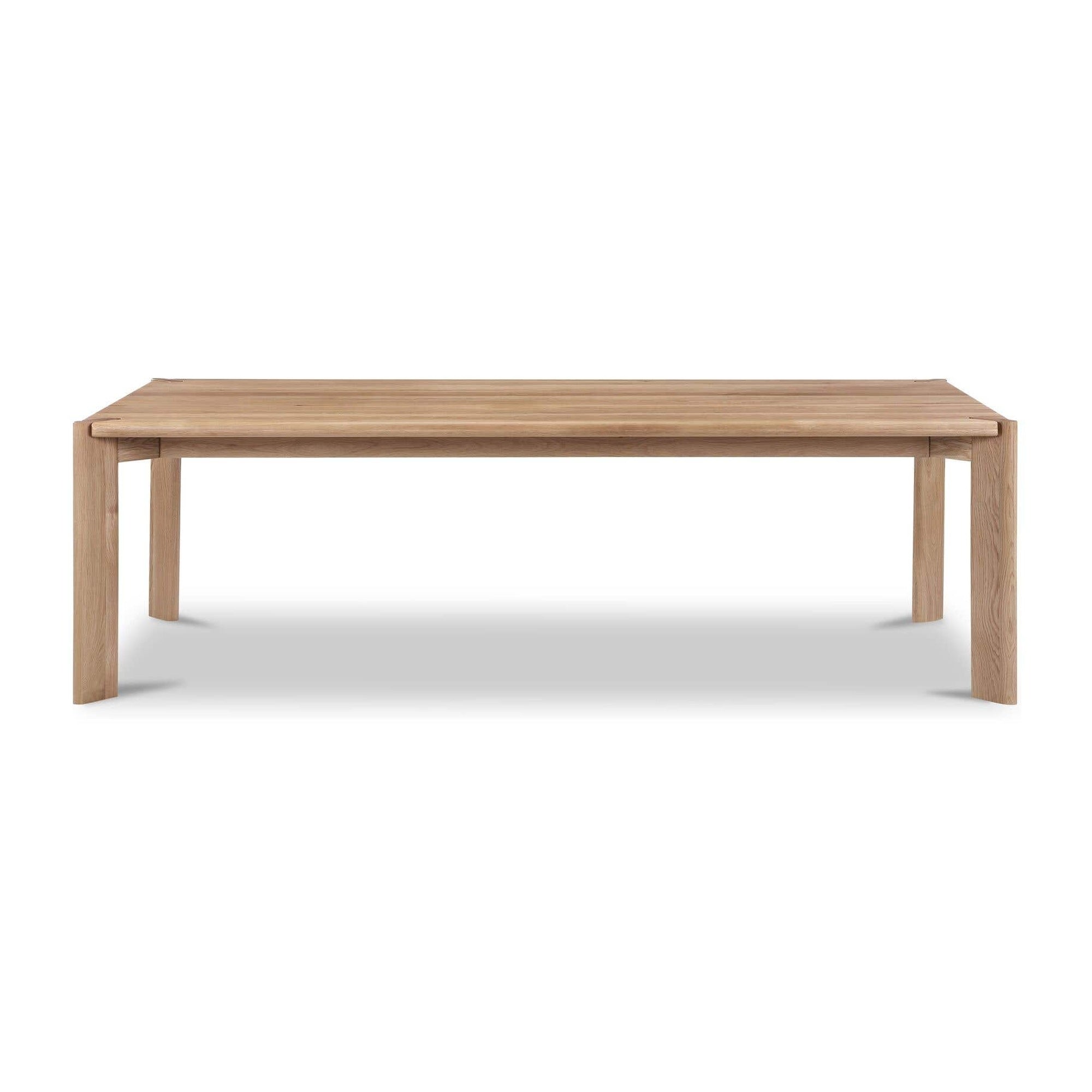 Daifuku Large Dining Table Brushed Natural Oak by Moe's Home Collection