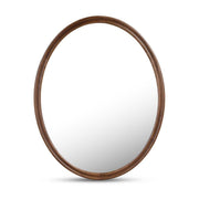 Alcott Oval Mirror Walnut by Moe's Home Collection