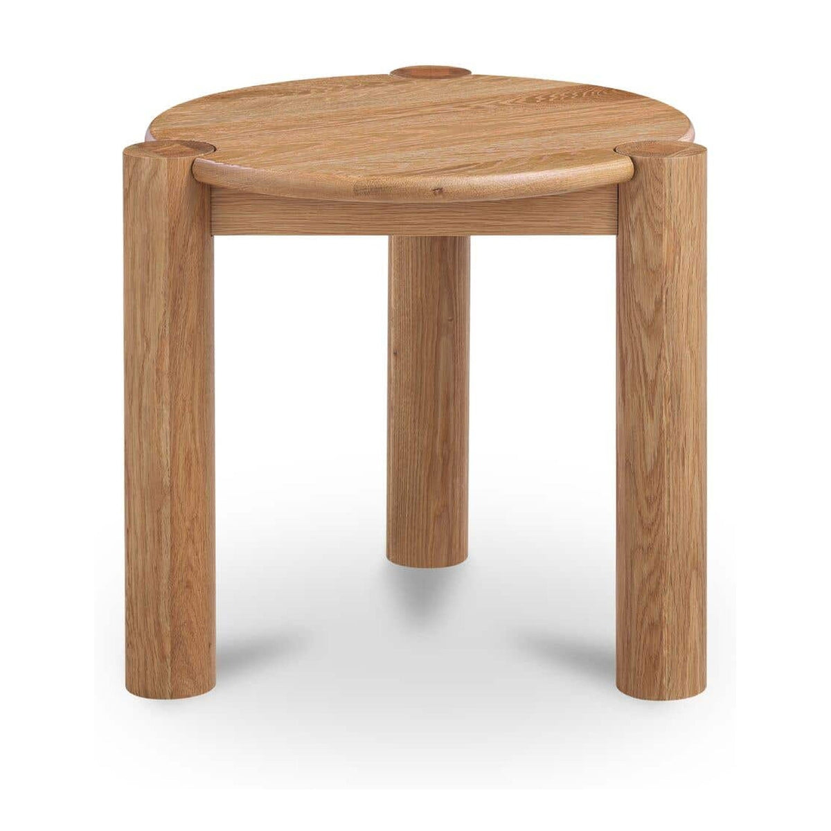 Jack Side Table Brushed Natural Oak by Moe's Home Collection