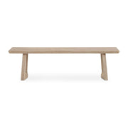 Silas Dining Bench Oak by Moe's Home Collection