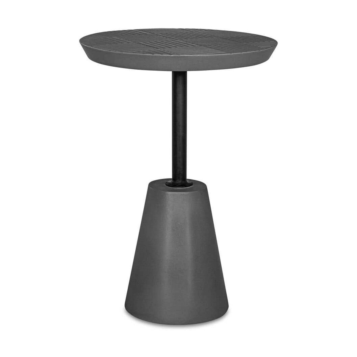 Foundation Outdoor Accent Table Dark Grey by Moe's Home Collection